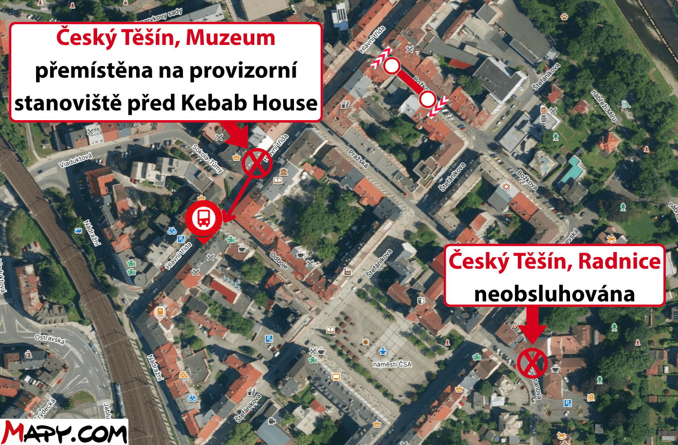 Český Těšín, Radnice neobsluhována.png