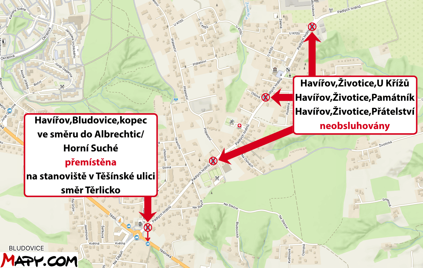 Havířov,Životice,U Křížů Havířov,Životice,Památník Havířov,Životice,Přátelství neobsluhovány.png