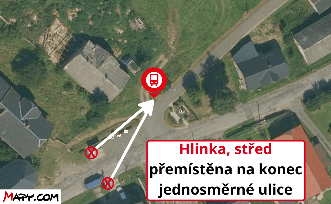 Hlinka, střed přemístěna na konec jednosměrné ulice.png