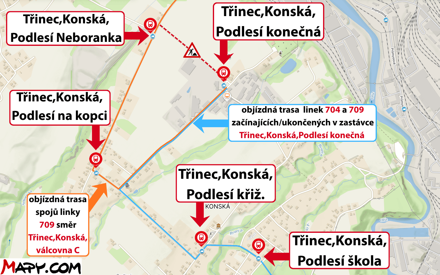 Třinec,Konská, Podlesí konečná.png